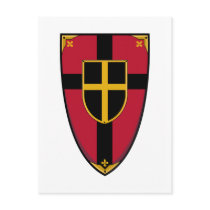 Knights Shield Postcard