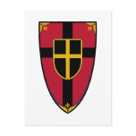 Knights Shield Postcard