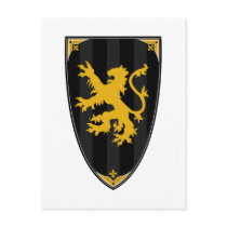 Knights Shield Postcard
