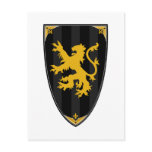 Knights Shield Postcard