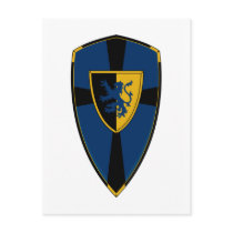 Knights Shield Postcard