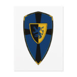 Knights Shield Postcard