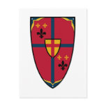 Knights Shield Postcard