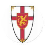 Knights Shield Sticker
