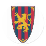 Knights Shield Sticker