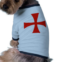 Knights_Templar_Cross Doggie T-shirt