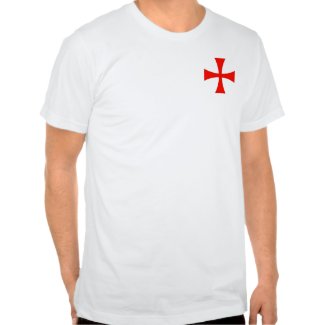 Knights Templar Cross on Pocket Shirt shirt