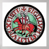 Knights Templar Seal Posters