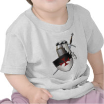 Knights Templar shield Tee Shirt