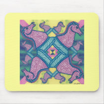 Knights with multicolor mouse pads