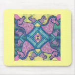 Knights with multicolor mouse pads