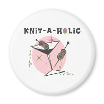 Knit-A-Holic Magnet
