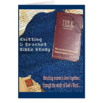 Knit and Crochet Bible Study notecard cards