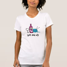 knit and sip t-shirts