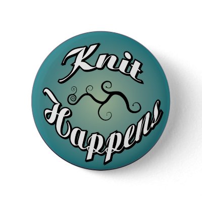 Knit Happens Button by Ganiggle