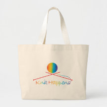 Knit Happens Canvas Bag
