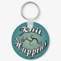 Knit Happens Keychain by Ganiggle Knit Happens Keychain