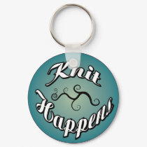 Knit Happens Keychain by Ganiggle Knit Happens Keychain