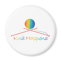 Knit Happens Fridge Magnets
