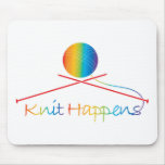 Knit Happens Mouse Pad