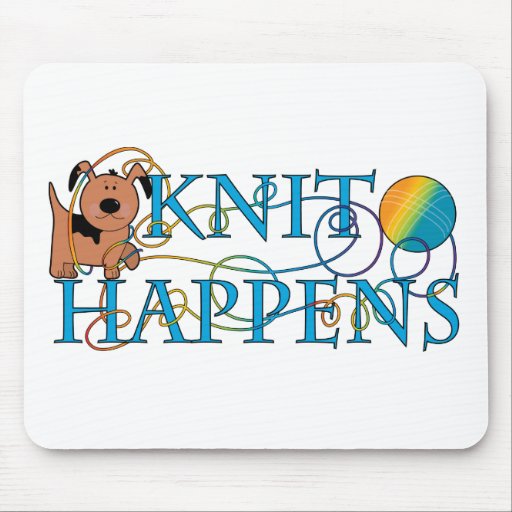 Knit Happens Mouse Pad