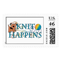 Knit Happens postage by Maria_K_Bell Knit Happens postage