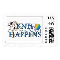 Knit Happens postage by Maria_K_Bell Knit Happens postage