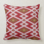 Knit Sweater Pattern Christmas Pillow