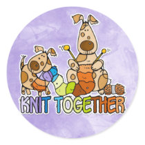 knit together stickers by cfkaatje knit together stickers