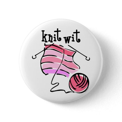 Knit Wit Buttons by pinkinkart