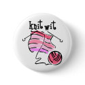 Knit Wit buttons by pinkinkart Knit Wit buttons