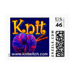 Knit Witch Knitting Stamp