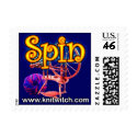 Knit Witch Spin Stamp