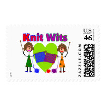 Knit Wits--Two Lady Knitters postage by gailg1957 Knit Wits--Two Lady Knitters postage