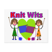 Knit Wits--Two Lady Knitters postcards by gailg1957 Knit Wits--Two Lady Knitters postcards