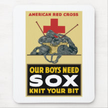 Knit Your Bit -- American Red Cross Mouse Pads
