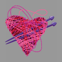 kniting heart t-shirts