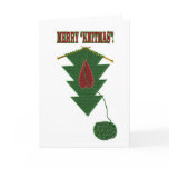 KnitmasTree Greeting Card