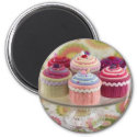 knitted cupcakes magnet