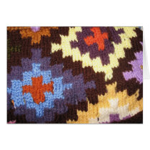 Knitted Diamonds Greeting Card