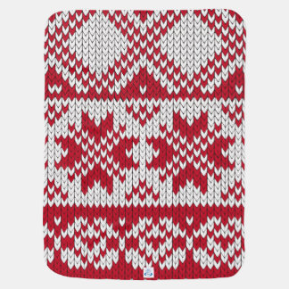 Red And White Patterns Baby Blankets Zazzle