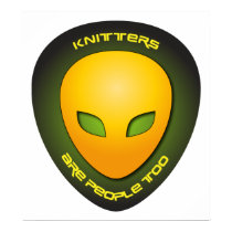 Knitters Are People Too posters