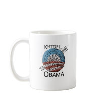 Knitters for Obama Mug #1 by ObamaKnitter Knitters for Obama Mug #1