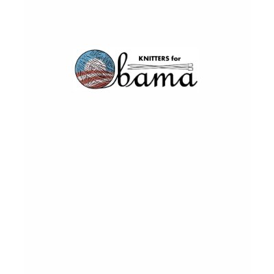 Knitters for Obama T-Shirt #1 by ObamaKnitter