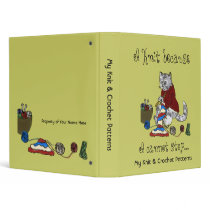Knitter's Patterns Album 3 Ring Binders
