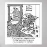 Knitting, a Green Cottage Industry posters