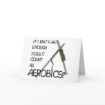 Knitting Aerobics Cards