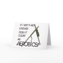 Knitting Aerobics Cards