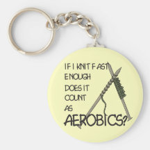 Knitting Aerobics Key Chains