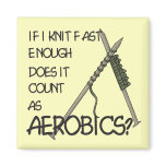 Knitting Aerobics magnets